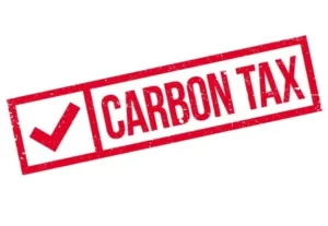 68307374 carbon tax rubber stamp grunge design with dust scratches effects can be easily removed for a